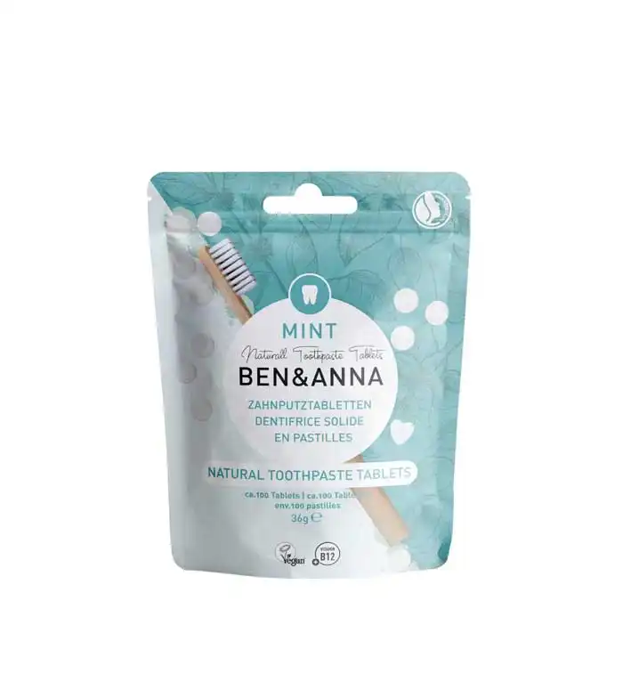 Ben & Anna - Pasta de dientes en pastillas sin flúor 36g - Ben and Anna - Comparador de precios