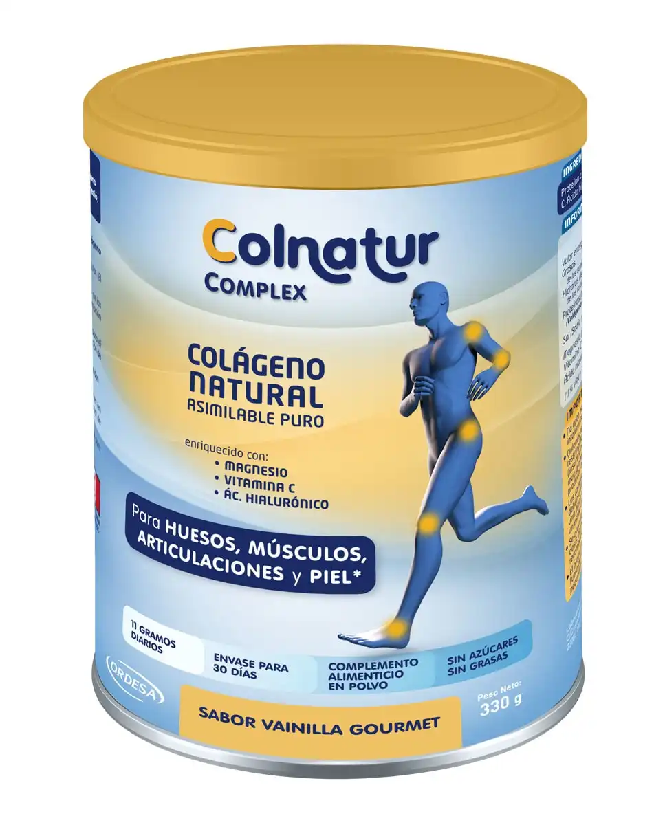 Colnatur - Colágeno Natural Sabor Vainilla Gourmet 330 G Complex - Colnatur - Comparador de precios