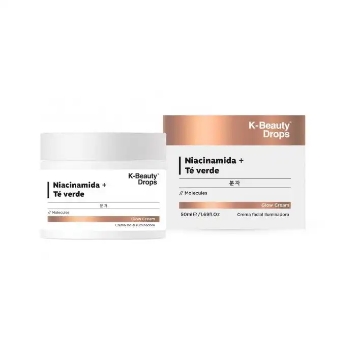Crema Facial Iluminadora Niacinamida + Te Verde 50 ml - Beauty Drops - Comparador de precios