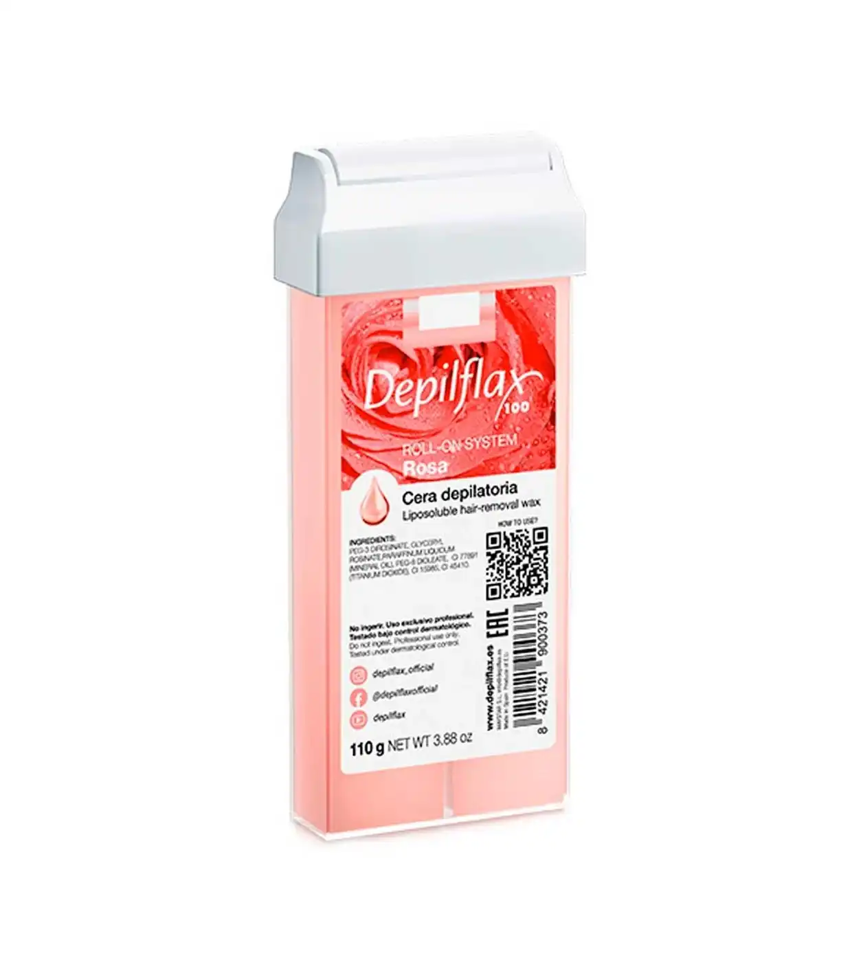 Depilflax - Recambio cera tibia piel sensible roll-on - Rosa - Depilflax - Comparador de precios