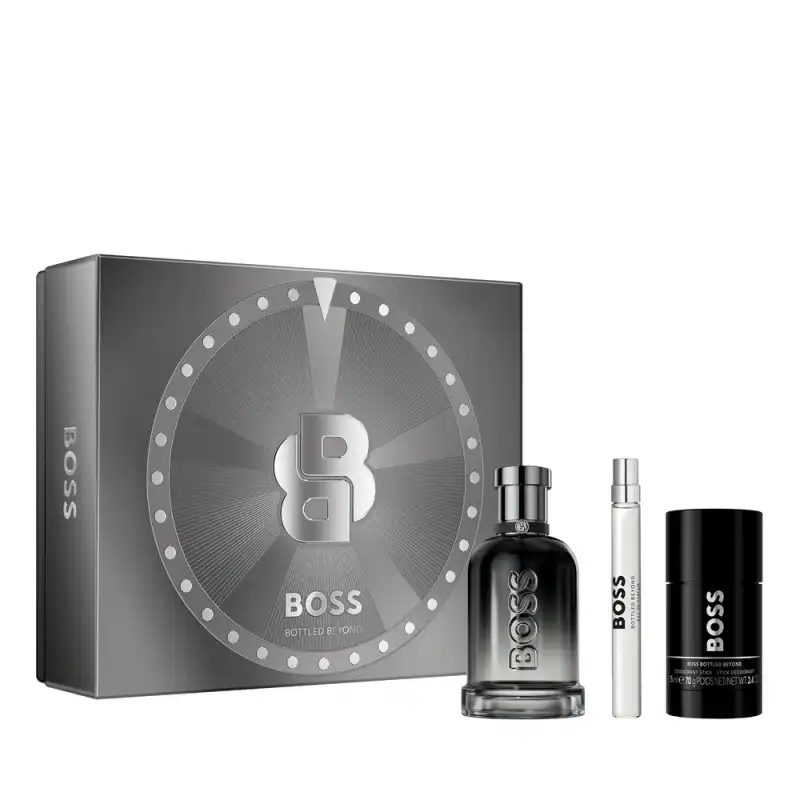 Estuche De Regalo Boss Bottled Beyond Eau De Parfum 100 Ml + Desodorante En Barra 75 Ml + Spray 10 Ml - Hugo Boss - Comparador de precios