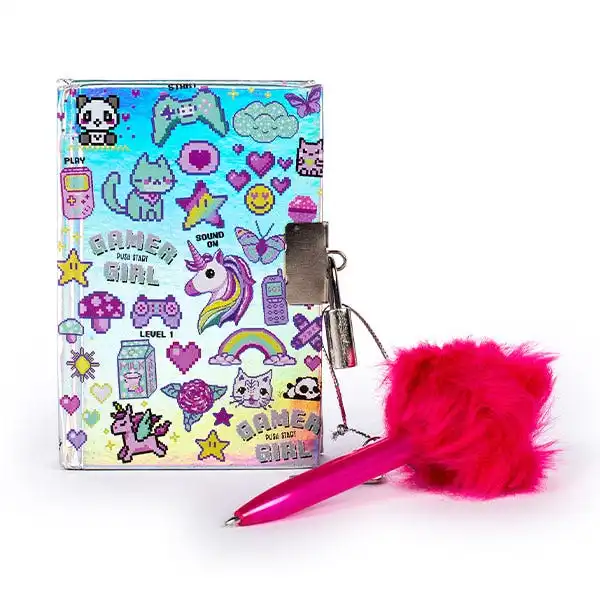 Game Girl Secrets Diary With Pom Pom - TRI-COASTAL - Comparador de precios