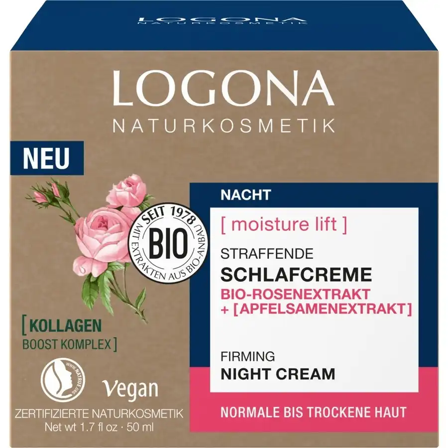Logona - Moinsture Lift Crema reafirmante para dormir Cremas de noche 50 ml unisex - Logona - Comparador de precios