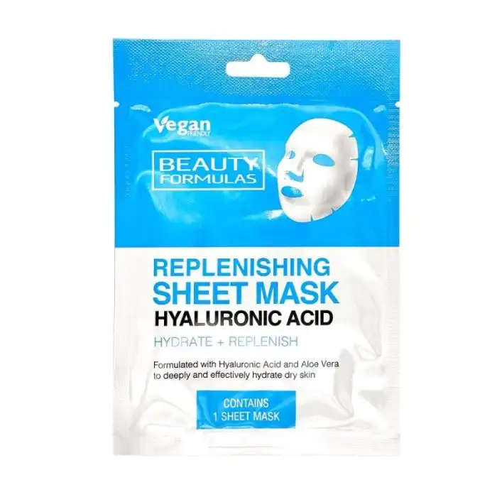 Mascarilla Facial con Ácido Hialurónico - Beauty Formulas - Comparador de precios