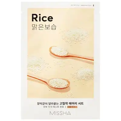 Missha Missha Air Fit Sheet Mask Rice, 19 gr - Missha - Comparador de precios