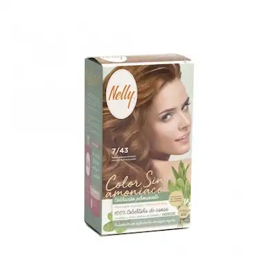 Nelly Tinte Nelly sin Amoníaco 7/43 Rubio Cobrizo Dorado, 50 ml - Nelly - Comparador de precios