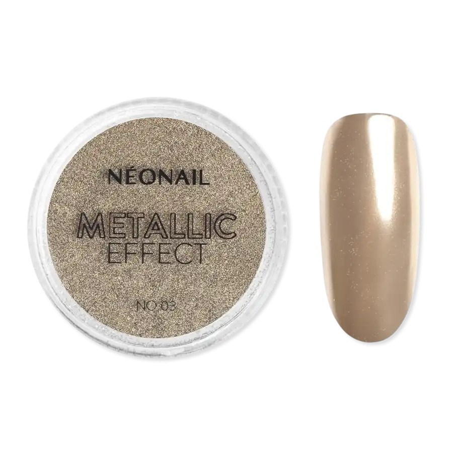 NEONAIL - Metallic Effect Powder Uñas postizas y diseños de uñas 1 g 03 Gold - Neonail - Comparador de precios