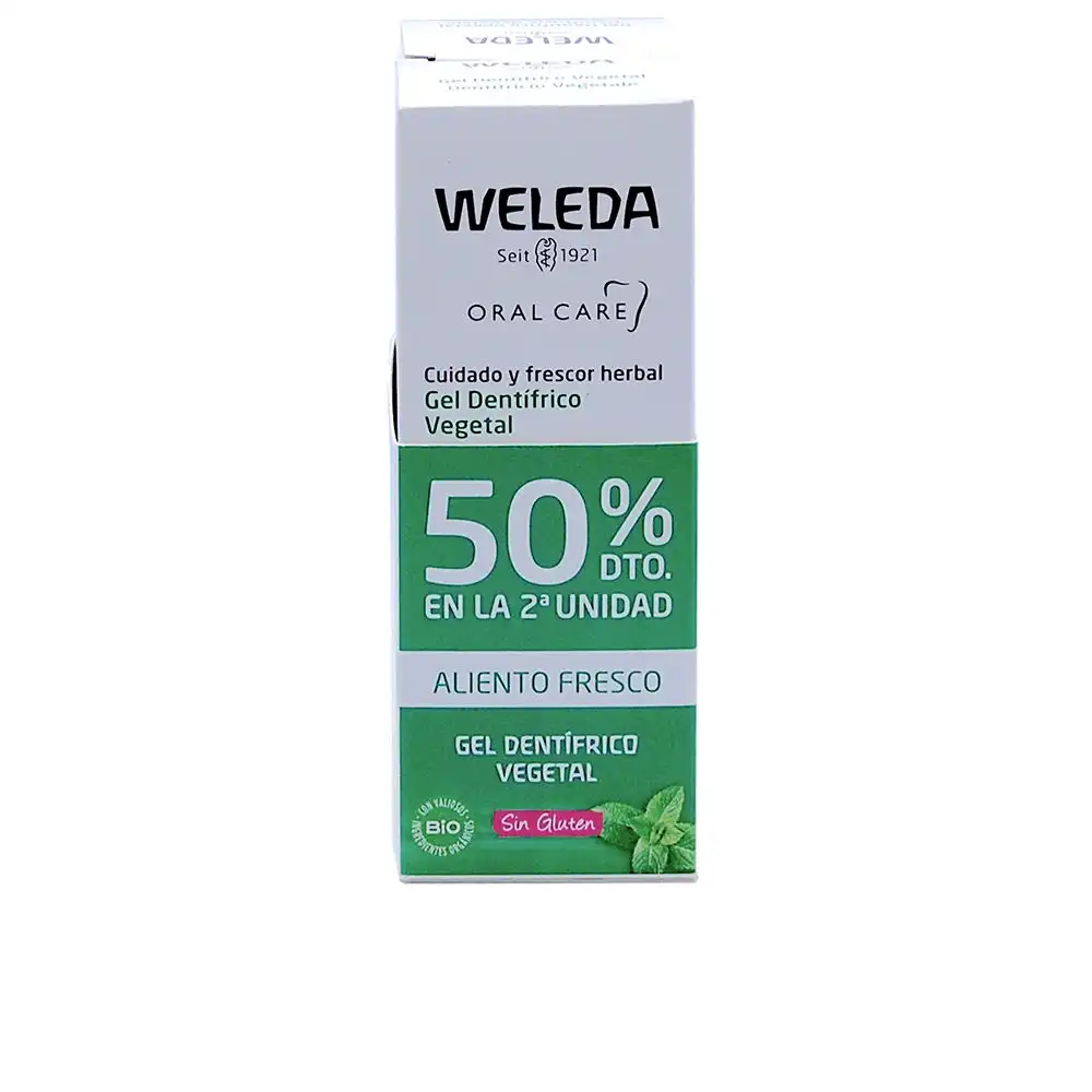 Oral Care gel dentífrico vegetal pack 2 x 75 ml - Weleda - Comparador de precios