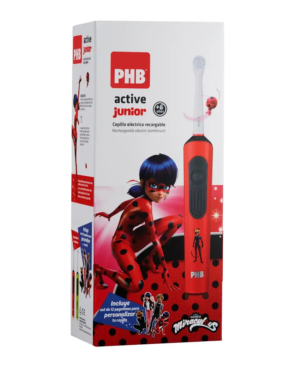 PHB - Cepillo Dental Eléctrico Active Junior Rojo - PHB - Comparador de precios