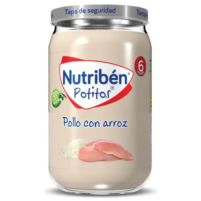 Potito Pollo con Arroz 235 gr - NUTRIBEN - Comparador de precios