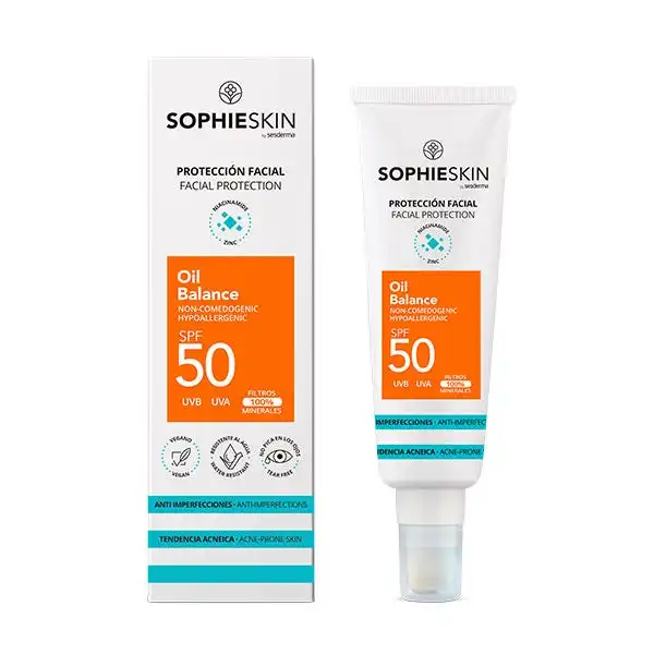 Protector Facial Oil Balance Spf50 - SOPHIESKIN - Comparador de precios