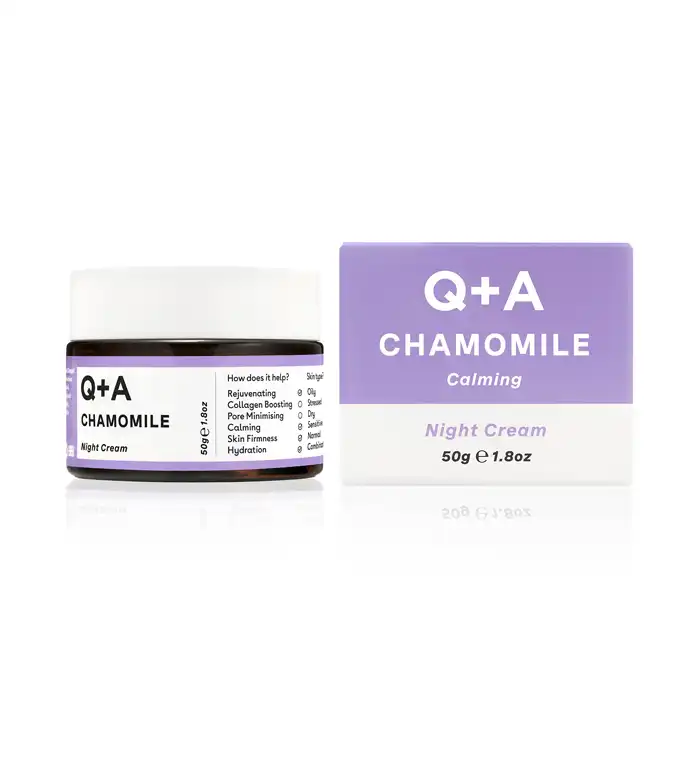 Q+A Skincare - Crema facial calmante de noche con camomila - Q+A Skincare - Comparador de precios
