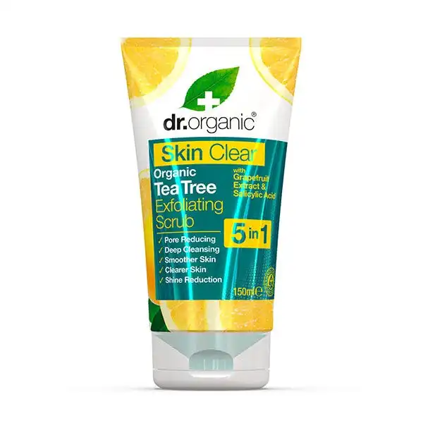 Skin Clear Organic Tree Exfoliating Scub - Dr. Organic - Comparador de precios