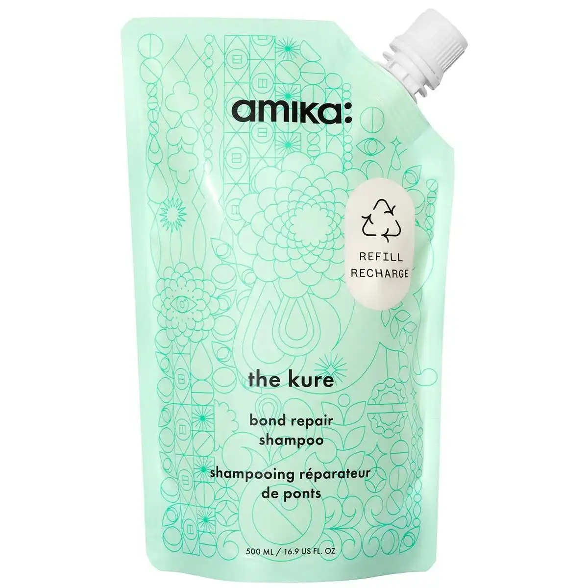 THE KURE Bond Repair Shampoo Champú capilar 500 ml - Amika - Comparador de precios
