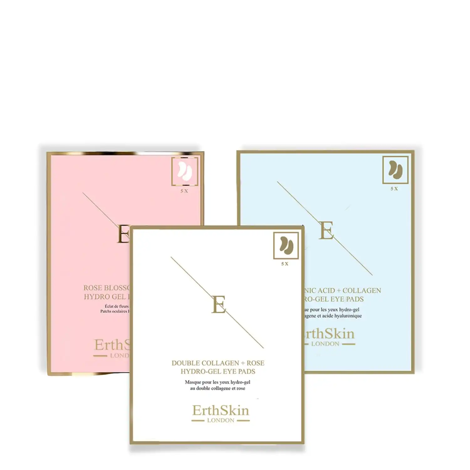 Trío de almohadillas para ojos Ultimate Kit cuidado de los ojos - ErthSkin London - Comparador de precios