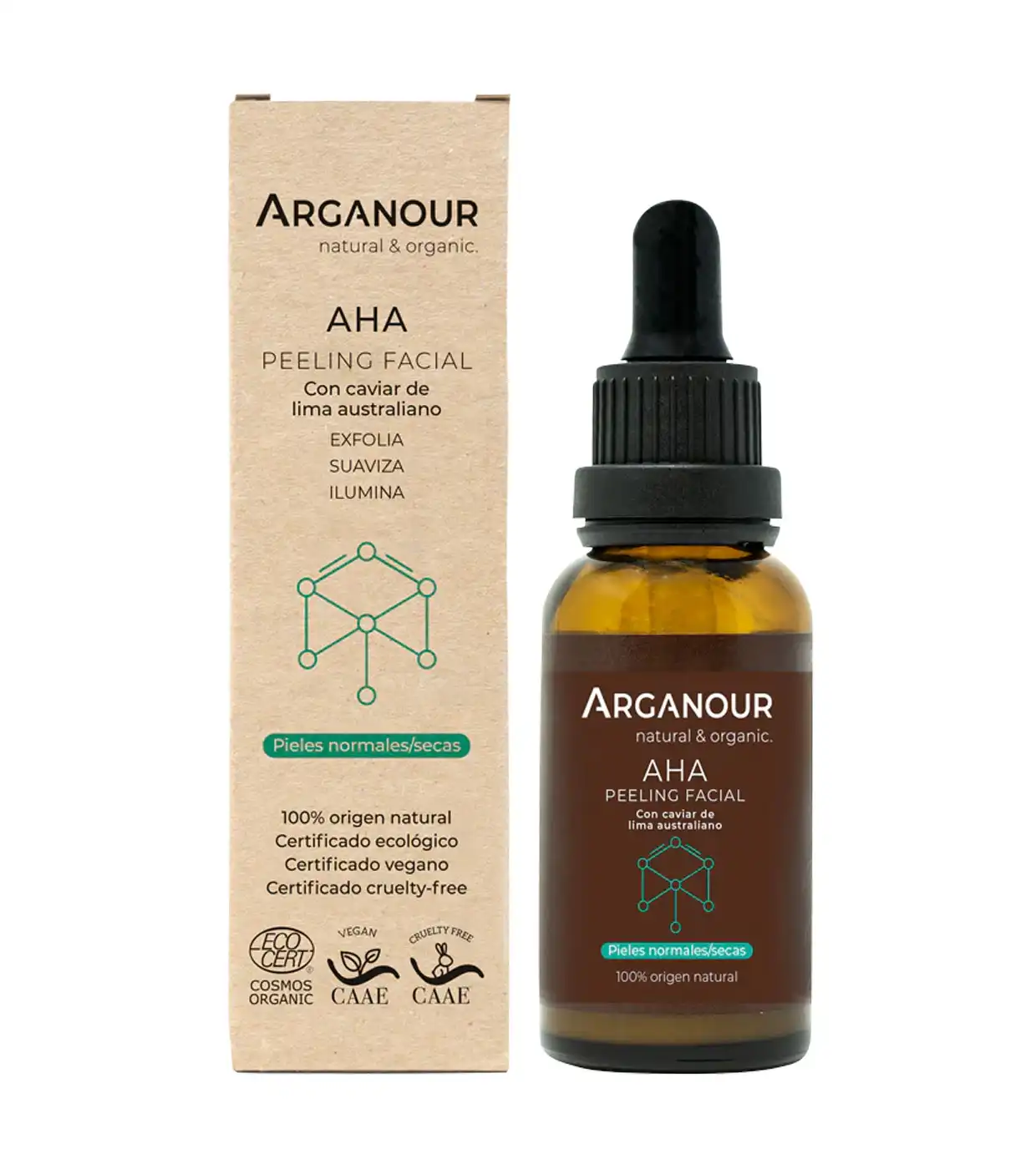 Arganour - Peeling facial con caviar de lima australiano AHA - Arganour - Comparador de precios