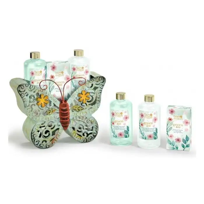 Bon Matin Set de Baño Metal Mariposa - LORENAY - Comparador de precios