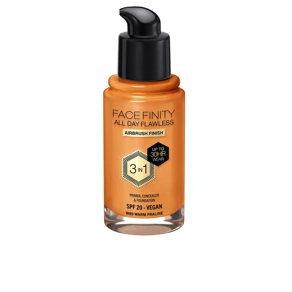 Facefinity All Day Flawless 3 In 1 foundation #W89-warm praline - Max Factor - Comparador de precios