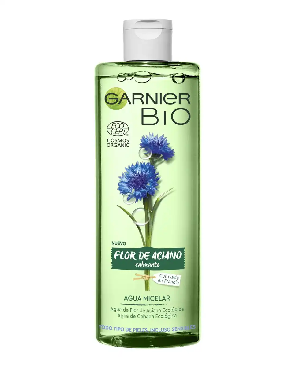 Garnier - Agua Micelar Flor De Aciano Bio - Garnier - Comparador de precios