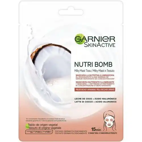 Garnier SkinActive Nutritiva Iluminadora 1 und Mascarilla Facial - Garnier - Comparador de precios