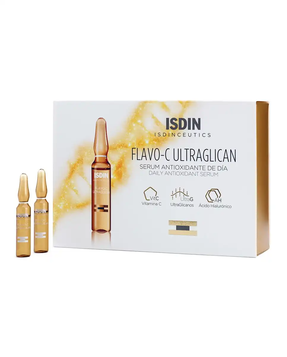 Isdinceutics - 30 Ampollas Antioxidantes E Hidratantes Flavo C Ultraglican - Isdinceutics - Comparador de precios