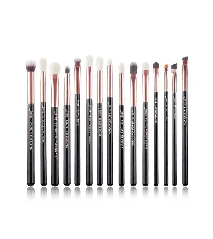 Jessup Beauty - Set de brochas 15 piezas - T157: Black/Rose Gold - Jessup Beauty - Comparador de precios