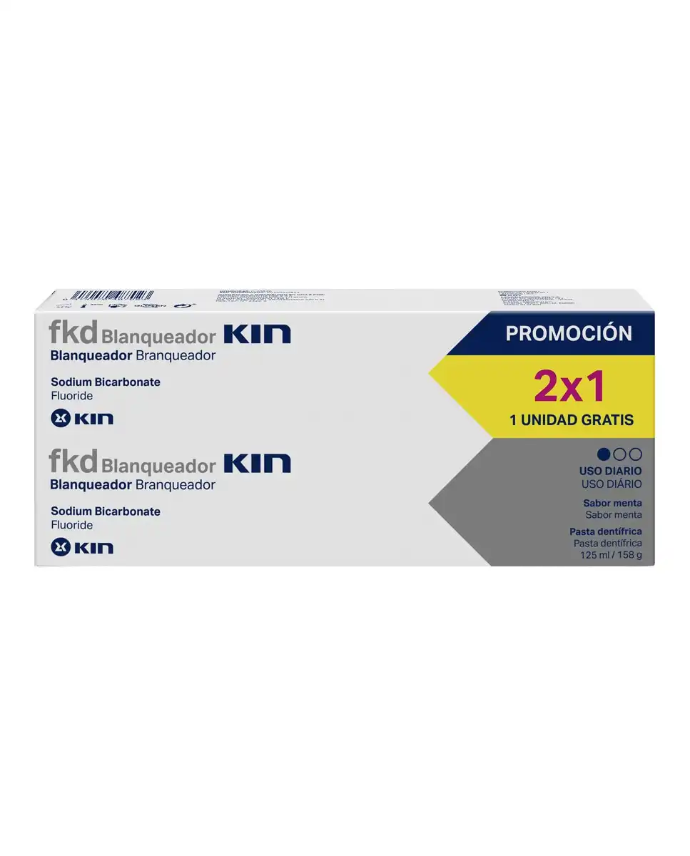 Kin - Pack 2x1 Pasta Blanqueadora Fkd - Kin - Comparador de precios