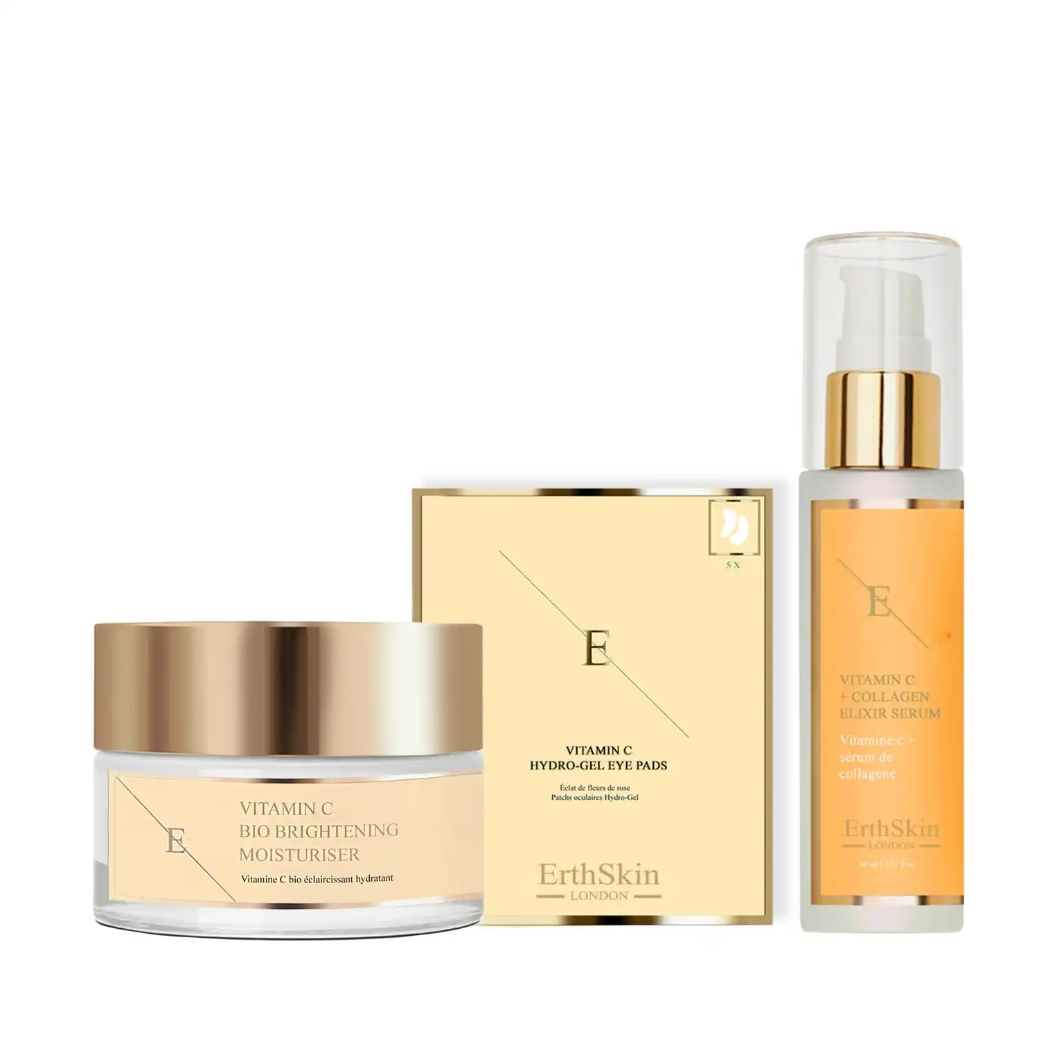 Kit iluminador de vitamina C Set de tratamiento facial - ErthSkin London - Comparador de precios