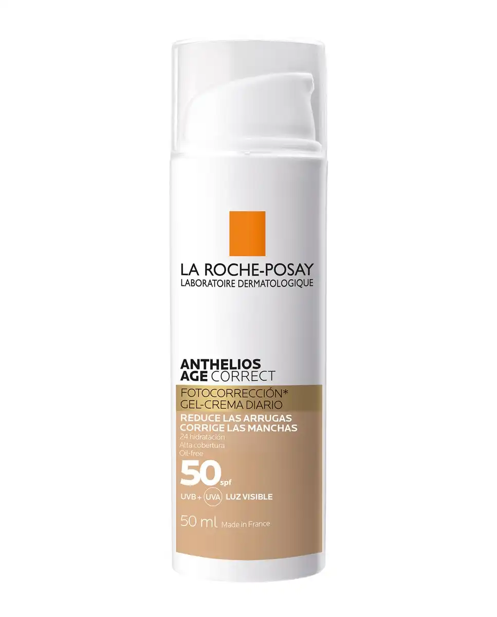 La Roche Posay - Gel-Crema Fotocorrección Con Color Anthelios Age Correct Spf50 - La Roche Posay - Comparador de precios