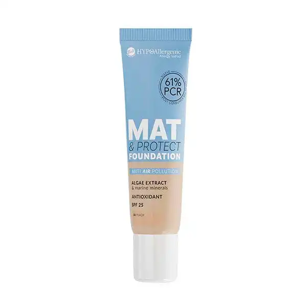 Mat & Protect Foundation Spf 28 04 Peach - BELL HYPOALLERGENIC - Comparador de precios
