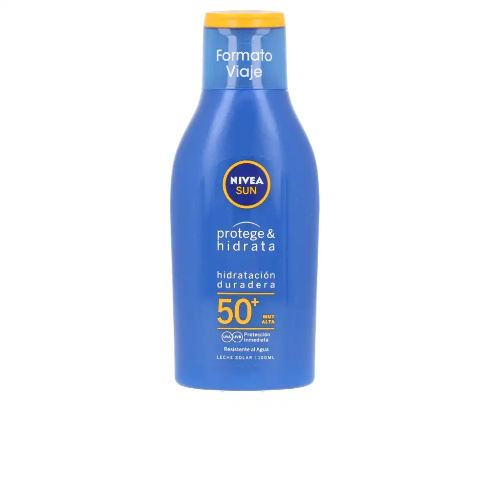 NIVEA - Loción Solar Protege & Hidrata SPF50+ Tamaño Viaje 100 Ml Sun - Nivea - Comparador de precios