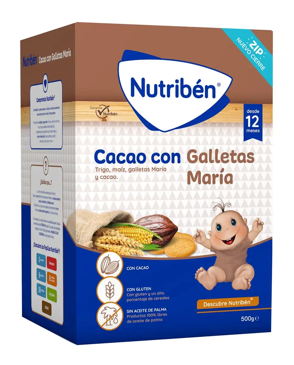 Nutribén® - Papilla Instantánea De Cacao Con Galleta María Nutribén - Nutribén® - Comparador de precios