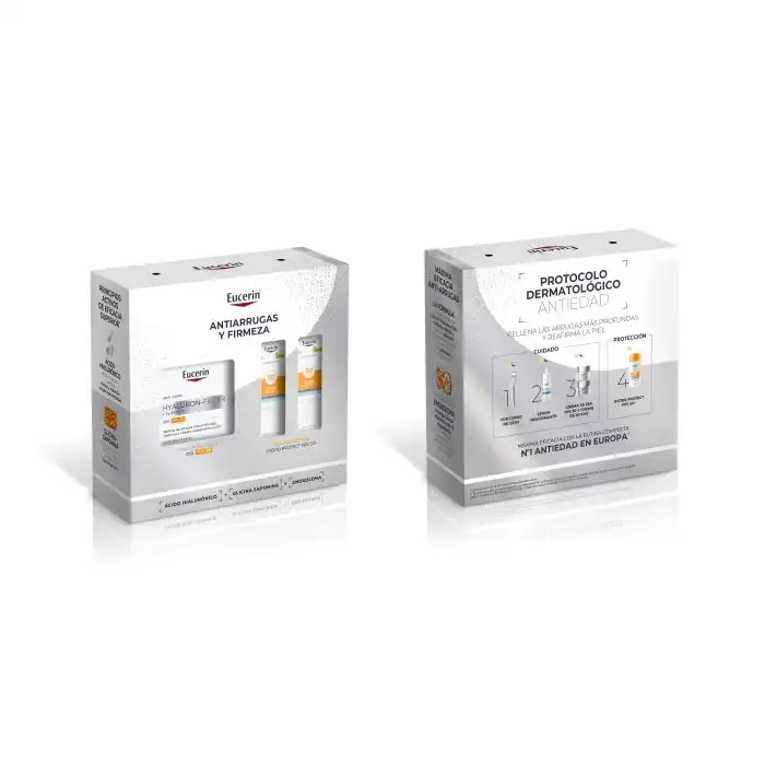 Pack Hyaluron-Filler Crema de Día + Sun Hydri Protect SPF50+ 90 ml - Eucerin - Comparador de precios