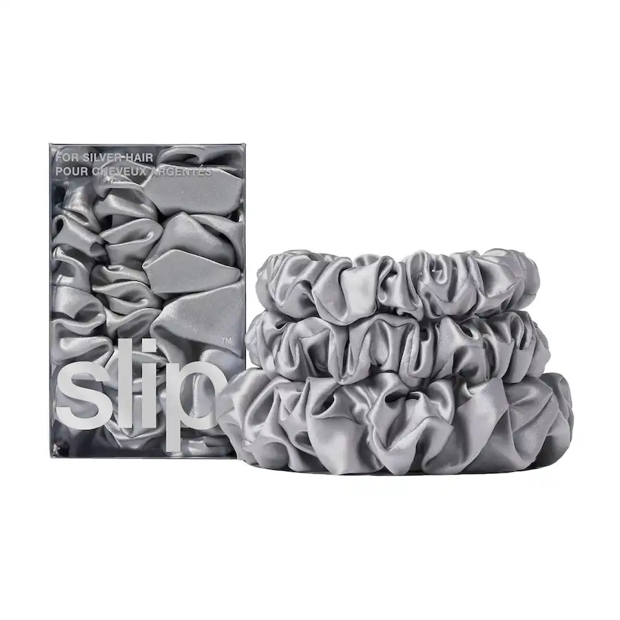 Slip - coleteros surtidos de seda pura vuelta a lo básico slip - cobrizo Gomas para cabello 1 pieces Plata unisex - SLIP - Comparador de precios