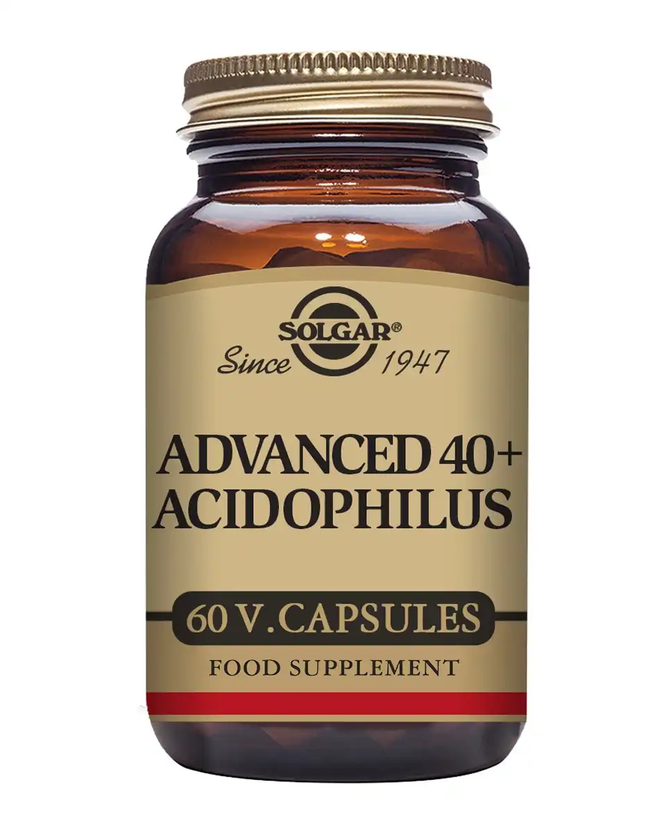 SOLGAR - 60 Cápsulas Vegetales 40 Plus Acidophilus Avanzado - SOLGAR - Comparador de precios
