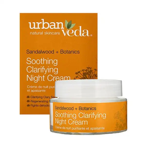 Soothing Clarifying Night Cream - URBAN VEDA - Comparador de precios