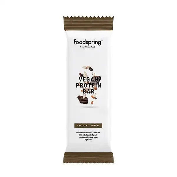 Vegan Protein Bar Chocolate Almond - FOODSPRING - Comparador de precios