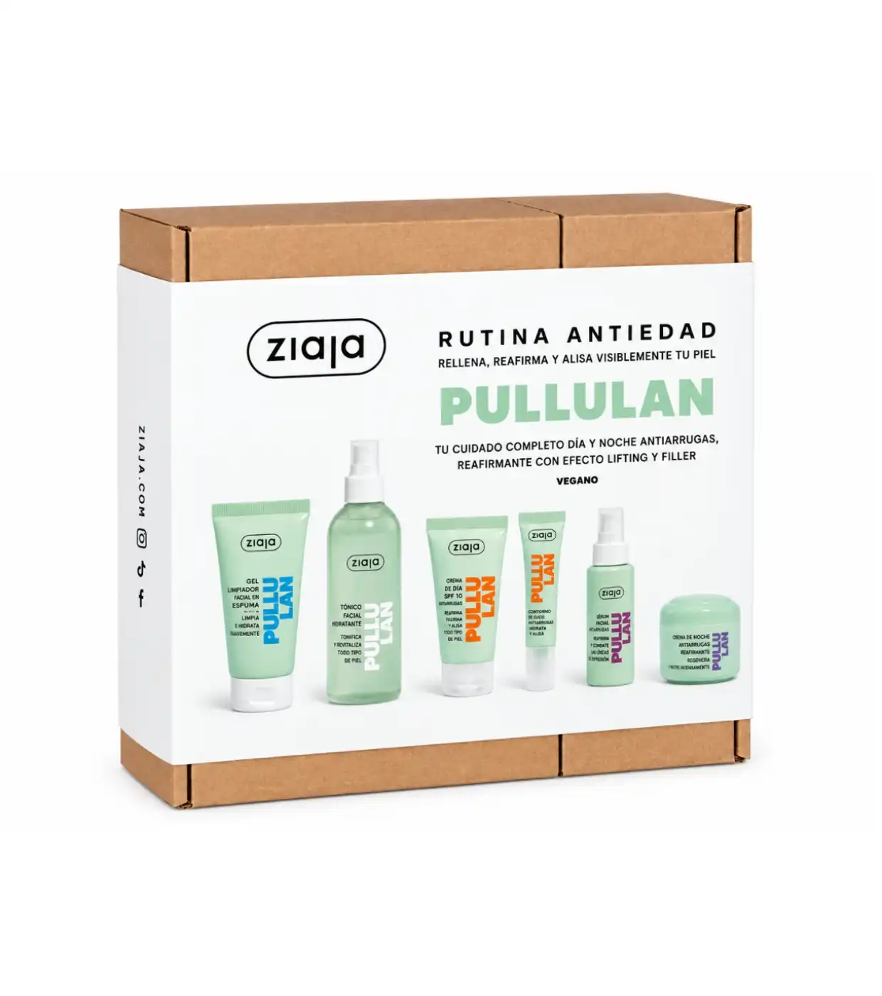 Ziaja - Set de cuidado facial antiedad Pullulan - Ziaja - Comparador de precios
