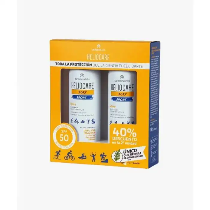 360 Duplo Sport Spray SPF50 100 ml - Heliocare - Comparador de precios