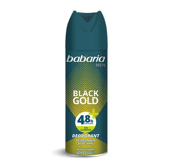 Babaria Babaria Desodorante Men Black Gold, 200 ml - Babaria - Comparador de precios