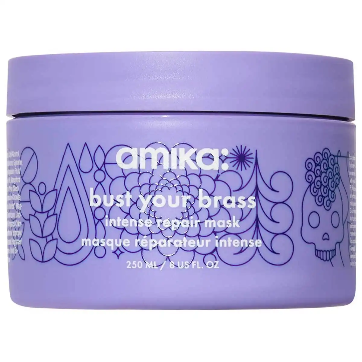 bust your brass cool blonde intense repair mask Baño capilar 250 ml - Amika - Comparador de precios