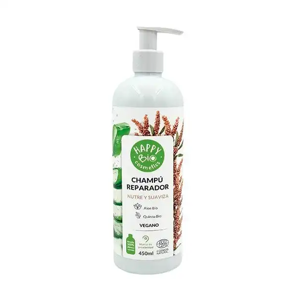 Champú Quinoa & Aloe - HAPPY BIO - Comparador de precios