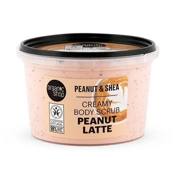 Creamy Body Scrub Peanut Latte - Organic Shop - Comparador de precios