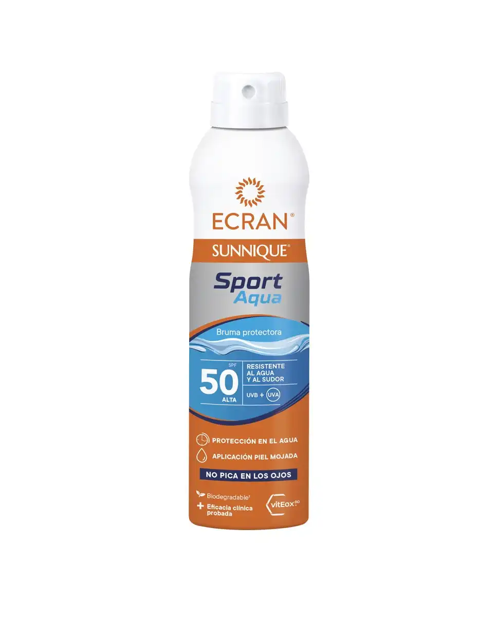 Ecran - Protector Solar En Bruma Sunnique Sport Aqua SPF50+ - Ecran - Comparador de precios