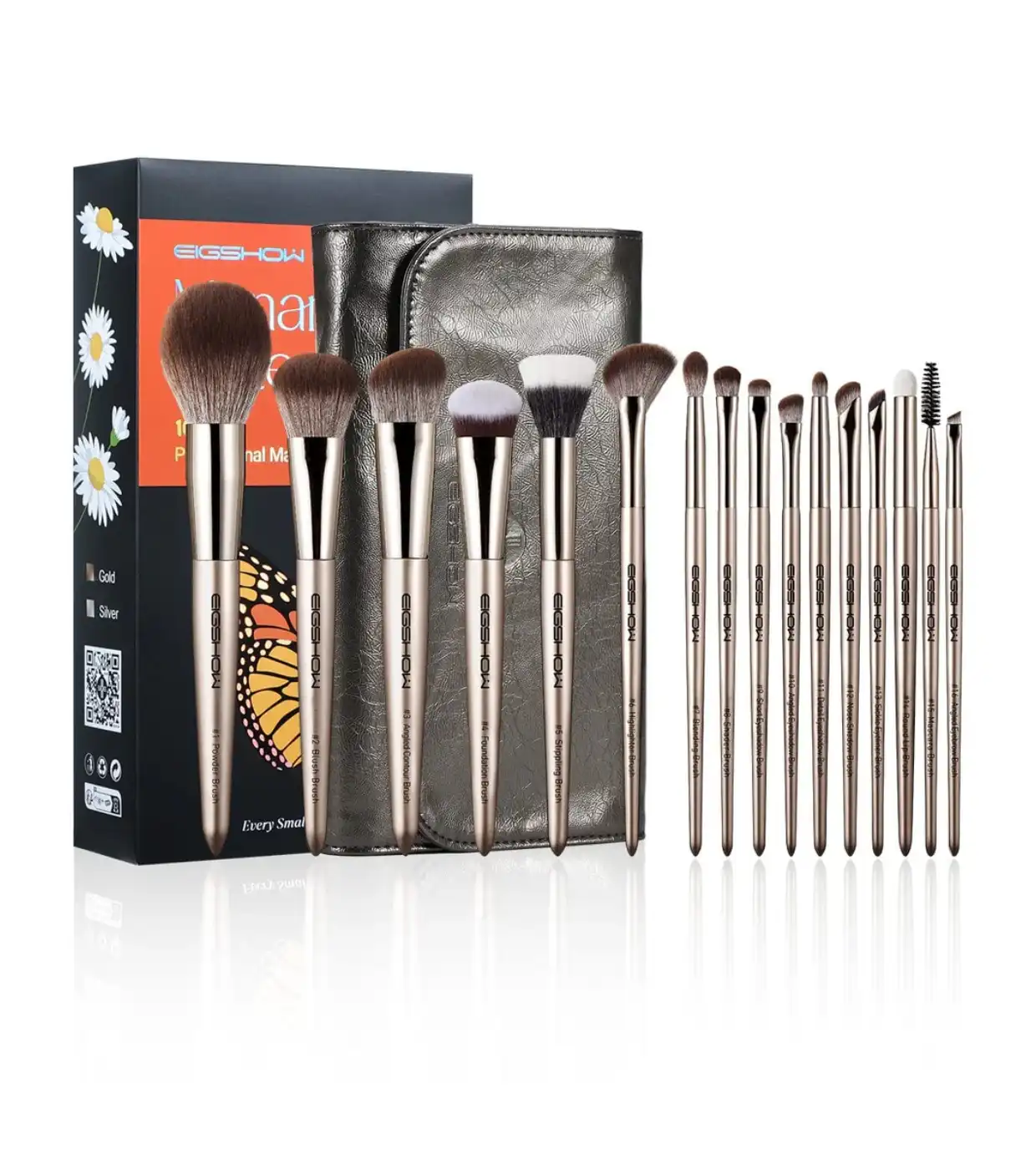 Eigshow - *Monarch Butterfly* - Set 16 brochas de maquillaje - Eigshow - Comparador de precios