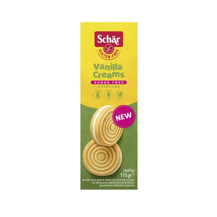 Galletas Sin Gluten Vainilla 115 gr - Dr Schär - Comparador de precios