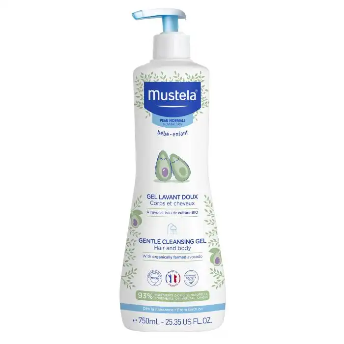 Gel de Baño Suave para Bebés 750 ml - Mustela - Comparador de precios