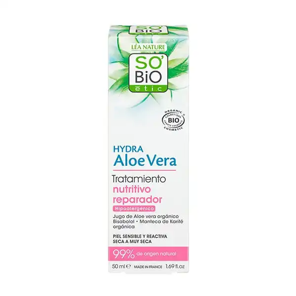 Hydra Aloe Vera Soin Nutritif Répatateur - SOBIO - Comparador de precios