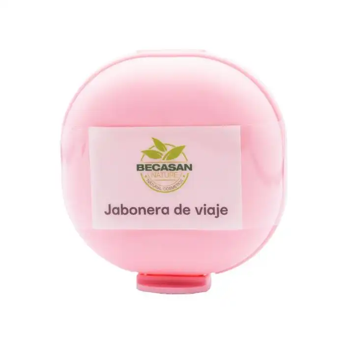 Jabonera de Viaje Rosa  Becasan Nature - Becasan Nature - Comparador de precios