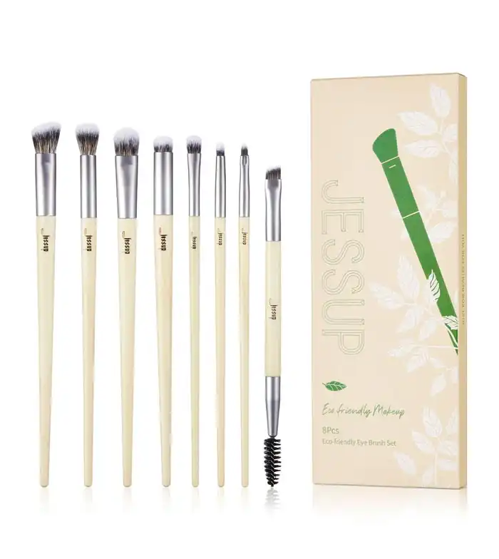 Jessup Beauty - *Eco-Friendly Makeup* - Set de pinceles 8 piezas - T328: Burlywood - Jessup Beauty - Comparador de precios